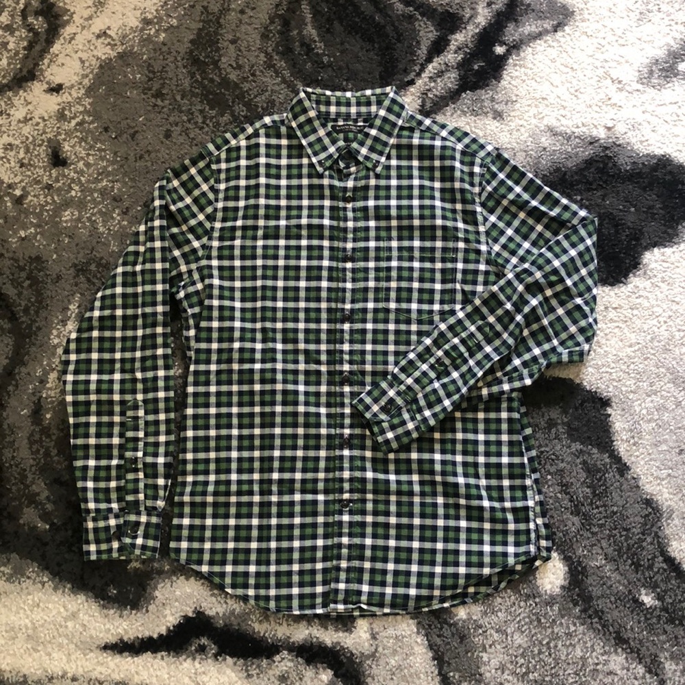 Green Banana Republic Flannel